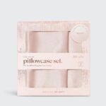 Kit-sch Holiday Satin Standard Pillowcase Set (Blush)