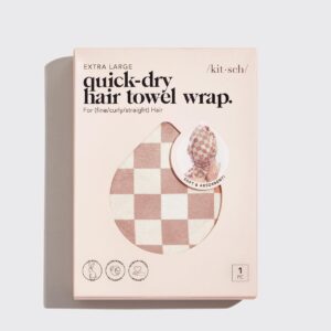 Kit-sch Extra Large Quick-Dry Hair Towel Wrap