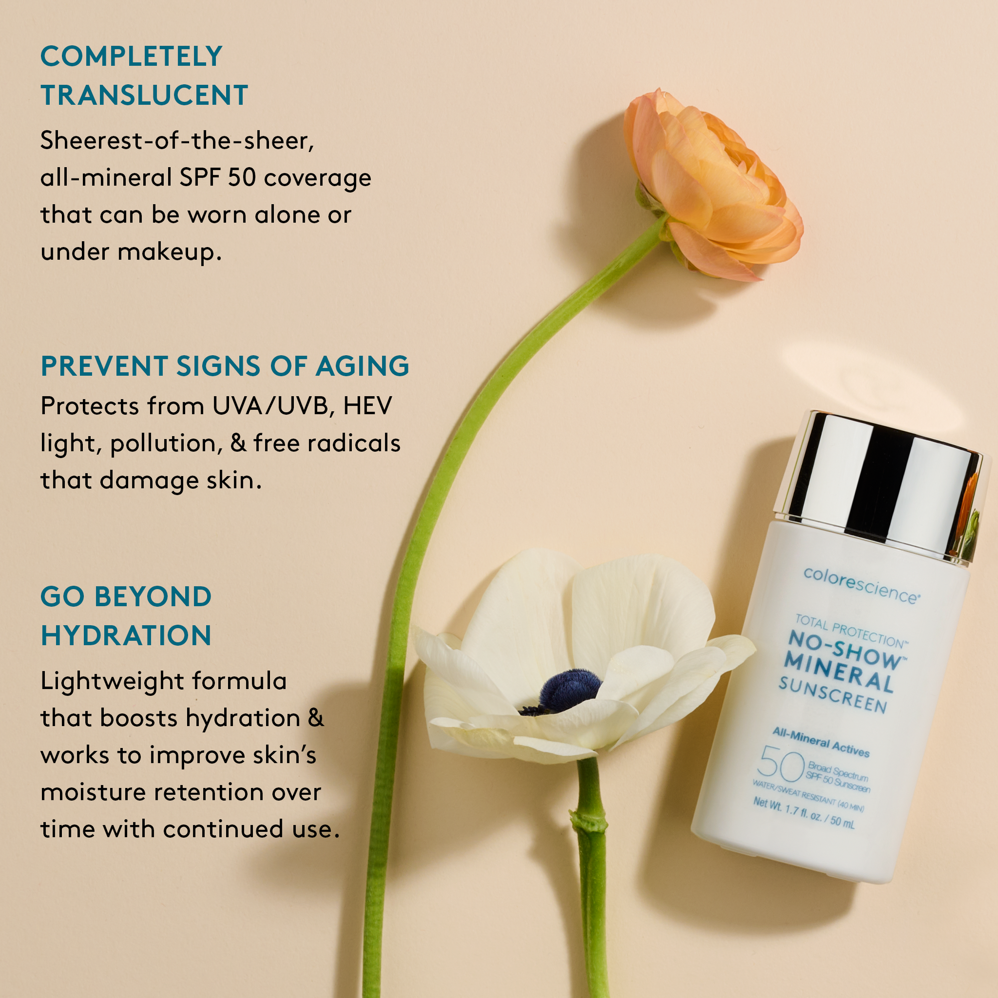 Colorescience Total Protection No-Show Mineral Sunscreen