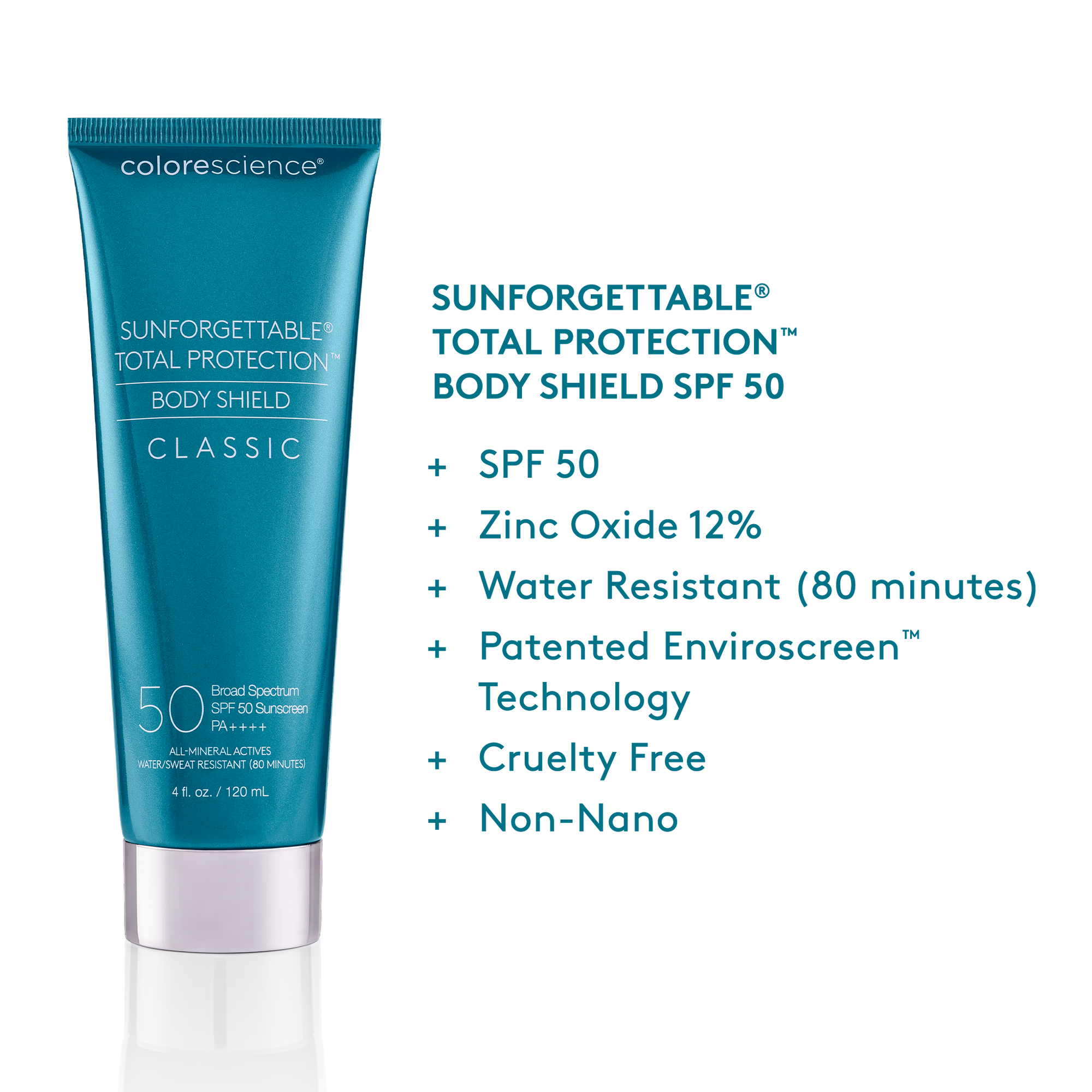 Colorescience Sunforgettable Total Protection Body Shield Classic SPF 50