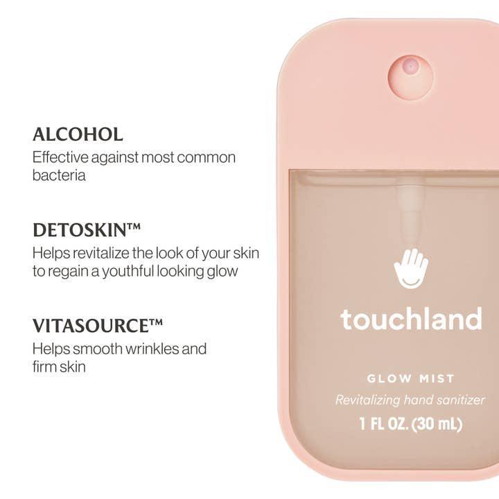 Touchland Rosewater Glow Mist Hand Sanitzer