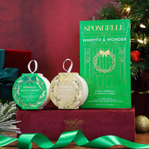 Spongelle Holiday Wreath Body Buffer Gift Set