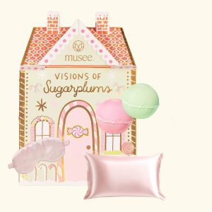 Musee Visions Of Sugarplums Bath Balm & Eye Mask Set
