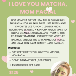 Mother’s Day Promotion: “I Love You Matcha, Mom” Facial (MANDEVILLE LOCATION)