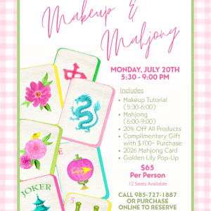 Makeup & Mahjong Event